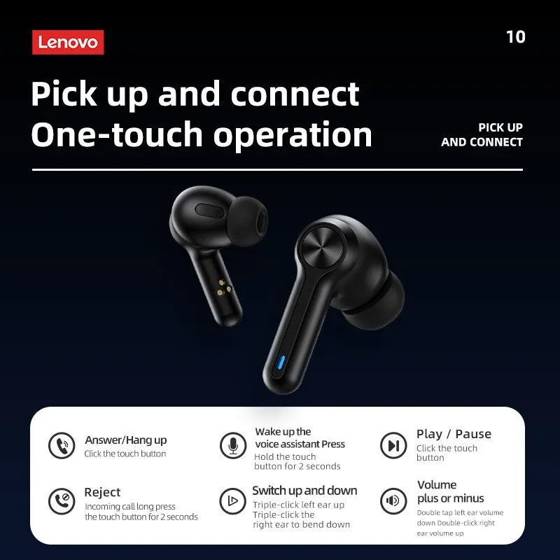 Lenovo LP3 Pro Earphones Bluetooth headphones - Stay-fitapparel