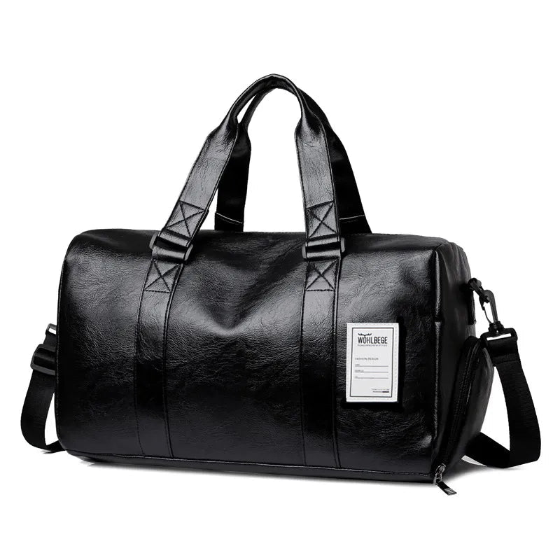 Gym Bag Leather Sports Bags Men - Stay-fitapparel