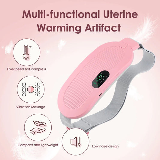 Menstrual Heating Pad Smart Warm Palace Belt help Relief Waist Pain Hot Compress - Stay-fitapparel